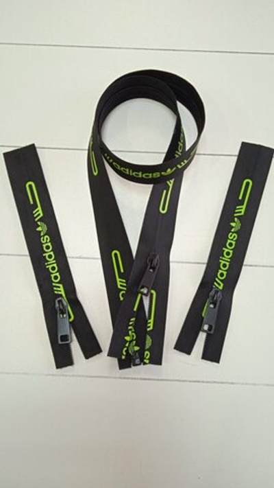 АДИДАС, Молнии влагозащитные люминесцентные - набор (1шт - 80см, 2шт - 20 шт)
