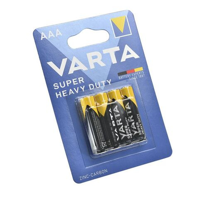 Батарейка Varta Super Heavy Duty AAA/R03 , ( 4 ) шт. в блистере, 02003101414