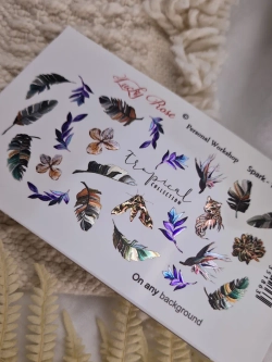 Lucky Rose Слайдеры наклейки для ногтей Spark 18