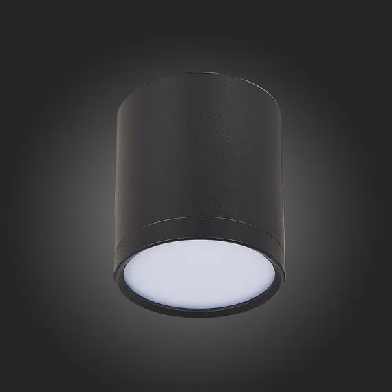 ST113.442.05 Светильник потолочный Черный LED 1*5W 4000K 390Lm Ra>90 120° IP20 D68xH75 170-240V Накладные светильники