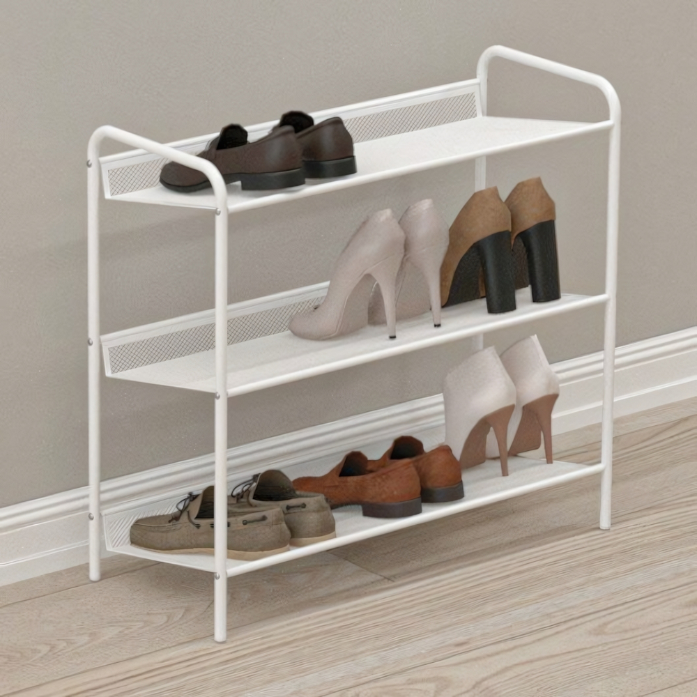 Подставка для обуви 3-х полочная "Женева 23" 650*260*600 Белый