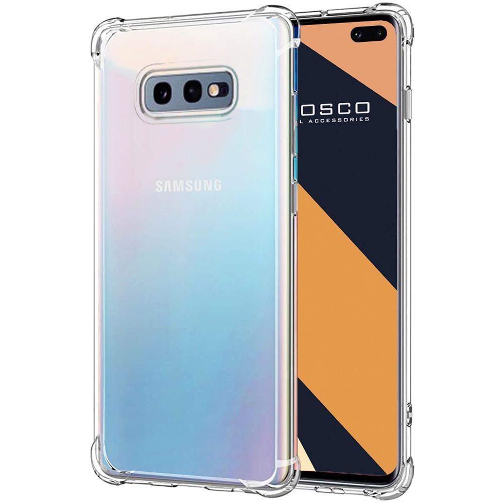 Чехол ROSCO для Samsung Galaxy S10e оптом (арт. SS-S10E-HARD-TPU-TRANSPARENT)