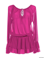 Туника пляжная черная р. 44-48, Charmante Италия