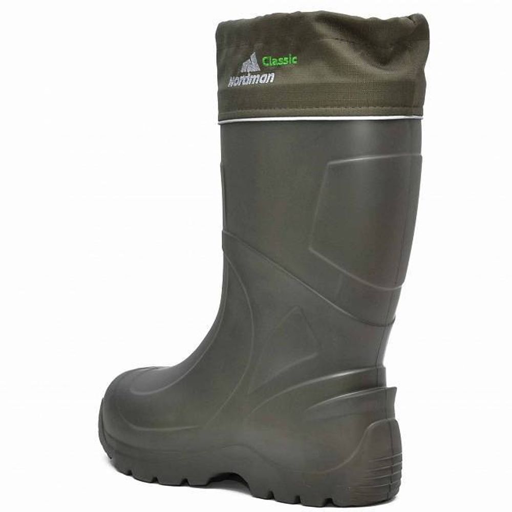 Сапоги Nordman Classic Pro до -50 ºС с меховым вкладышем (черные/оливковые)