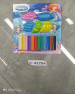 Тесто для лепки на блистере 5 формочек, C-42204