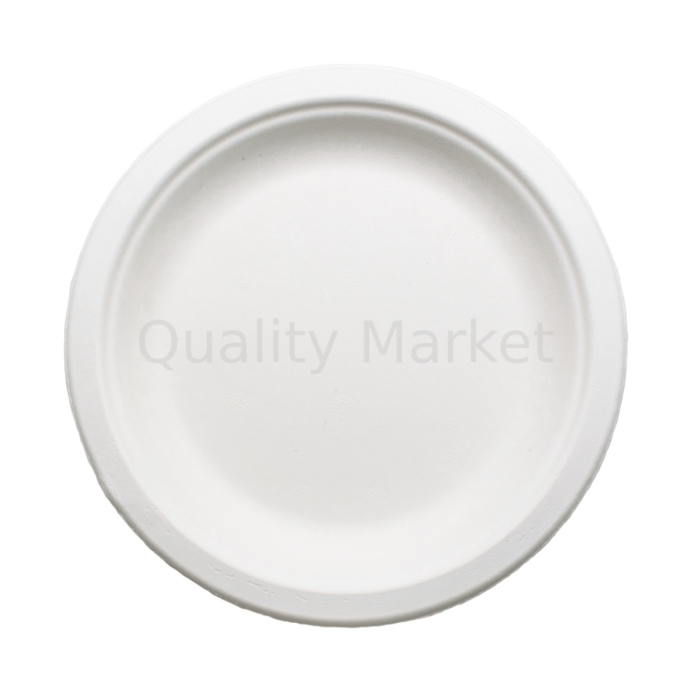 Тарелка круглая, 180 мм, белая ЭКО (50шт/1000шт)