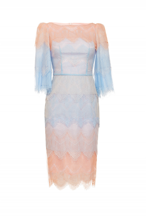 Кружевное платье футляр 32 -18SS