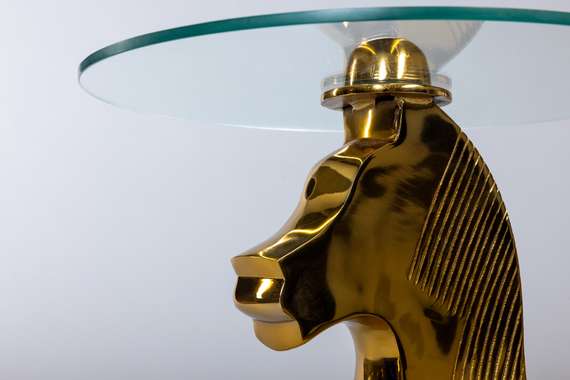 Кофейный стол &quot;Лошадь&quot; золото