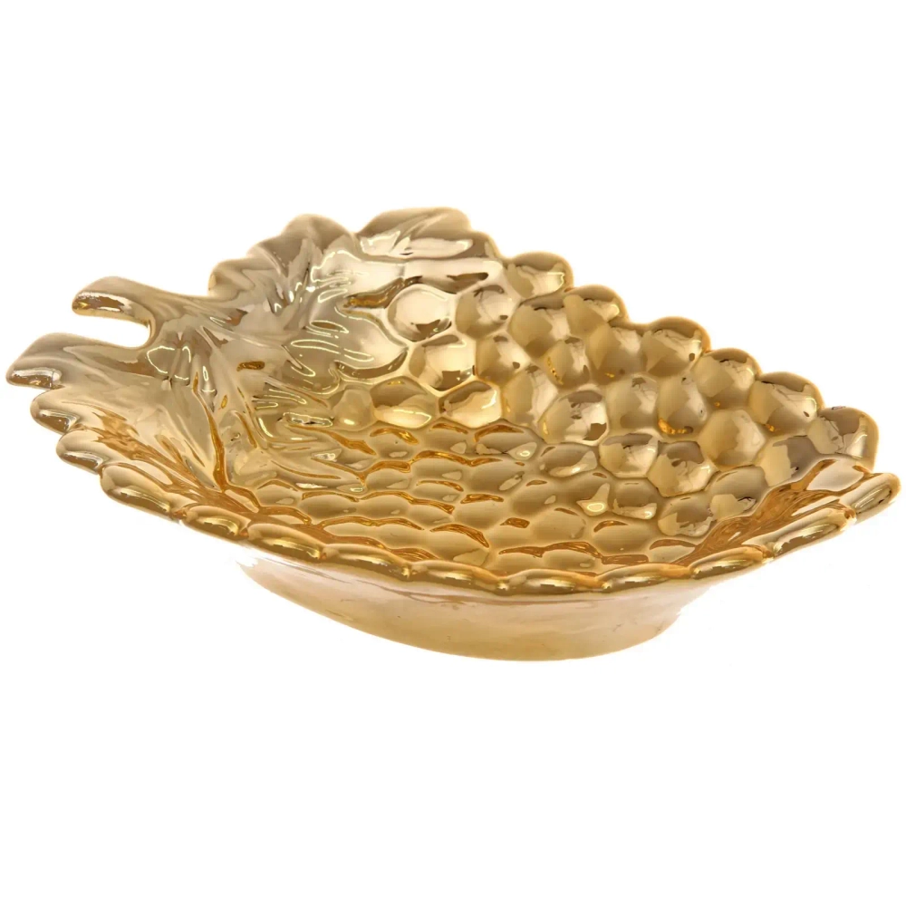 Подставка керамическая «GOLD Podarok», лоза, цвет золото, 18*13см (упаковка индив. пленка)