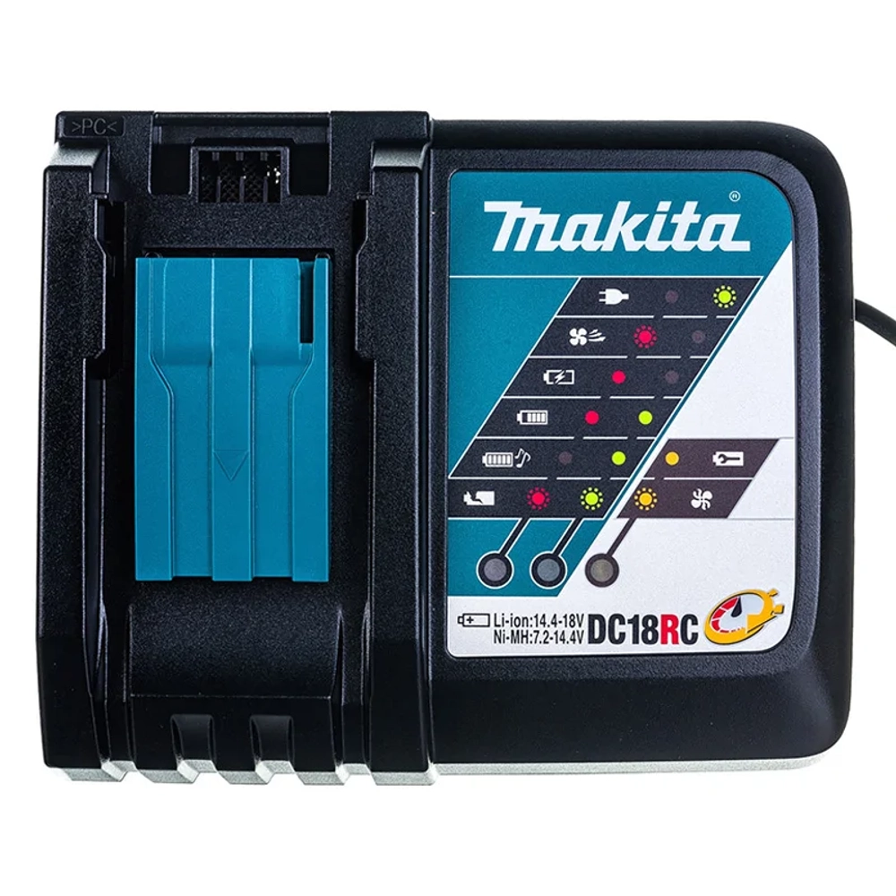 Makita 191L74-5 аккумулятор 2 шт, 18В, 5.0 Ач + ЗУ DC18RC