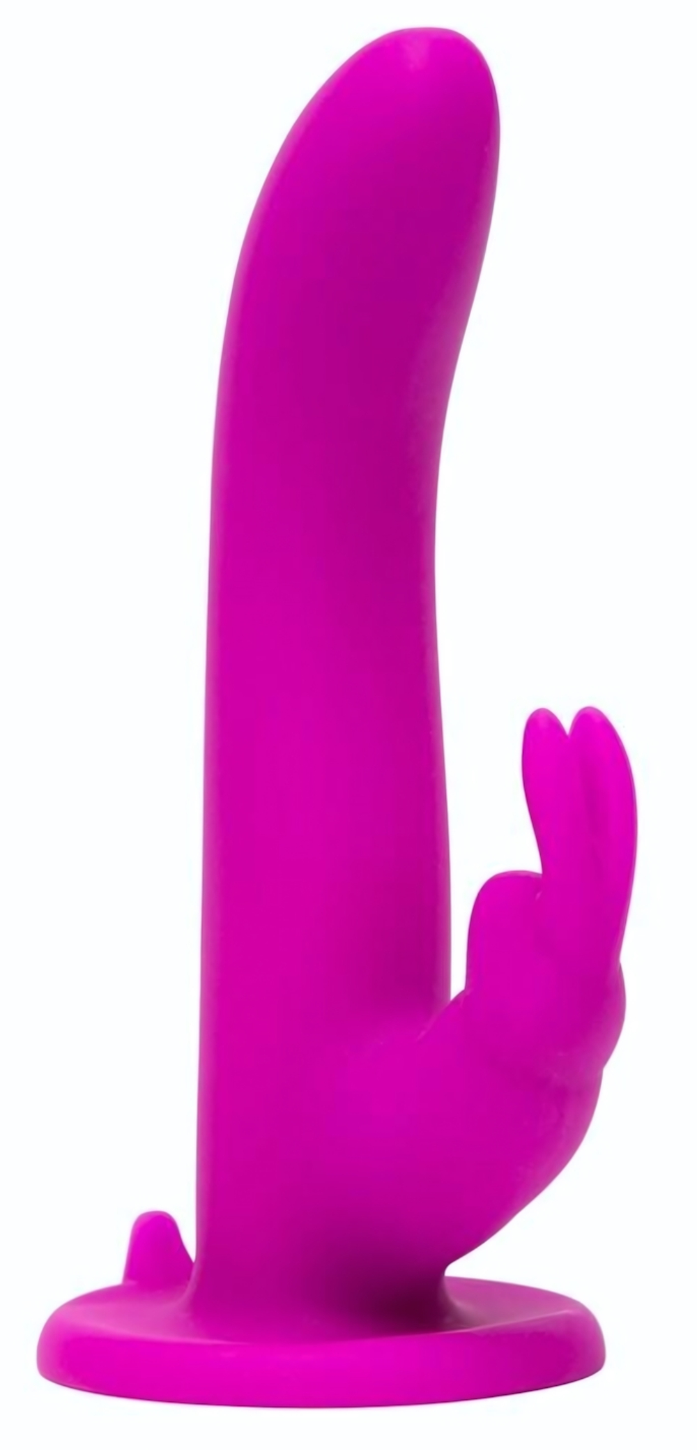 Лиловый страпон Rechargeable Vibrating Strap-On Harness Set - 17,6 см. (Цвет: лиловый)