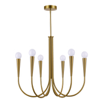 SL1243.303.06 Светильник подвесной ST-Luce Латунь E14 6*60W DUTCHESS