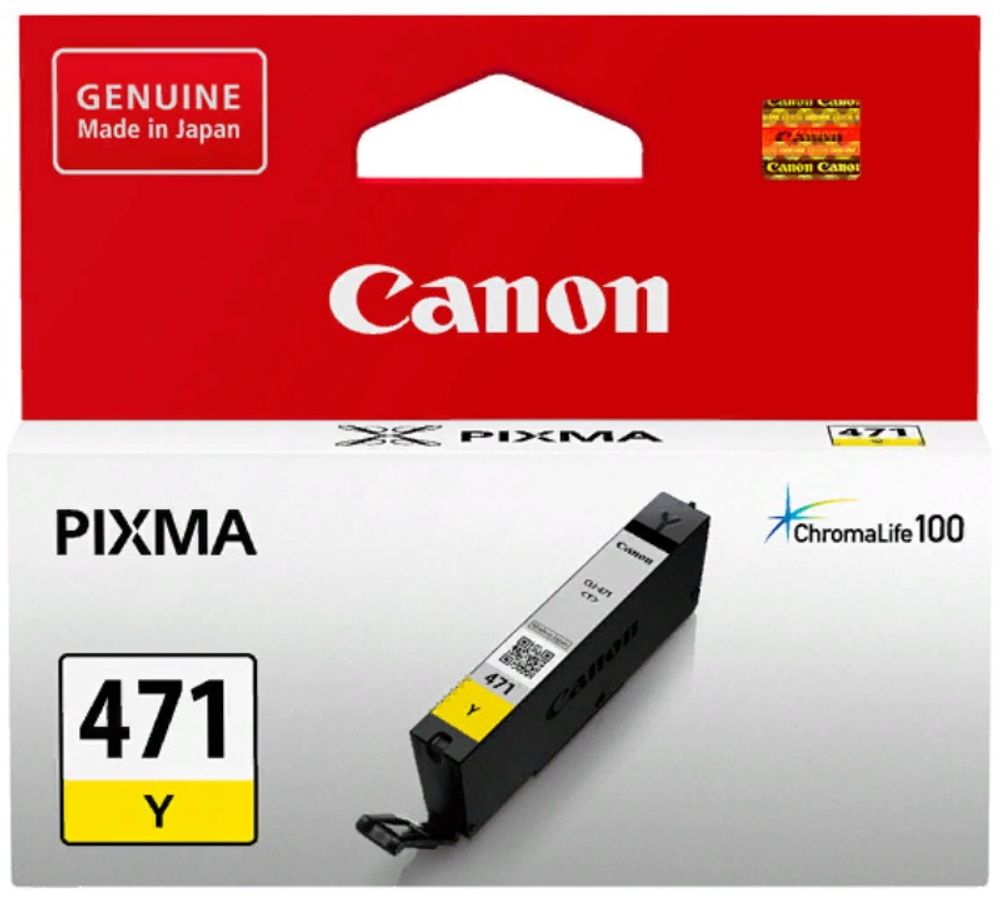 Картриджи Canon CLI-471Y желтый Картриджи Canon CLI-471Y желтый