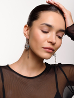 Серьги "Gess mini turquoise" Silver