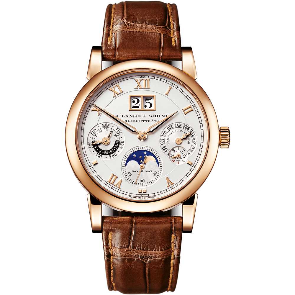 A. Lange &amp; Sohne Langematik Perpetual was Launched in 2001 in 18-carat Pink Gold