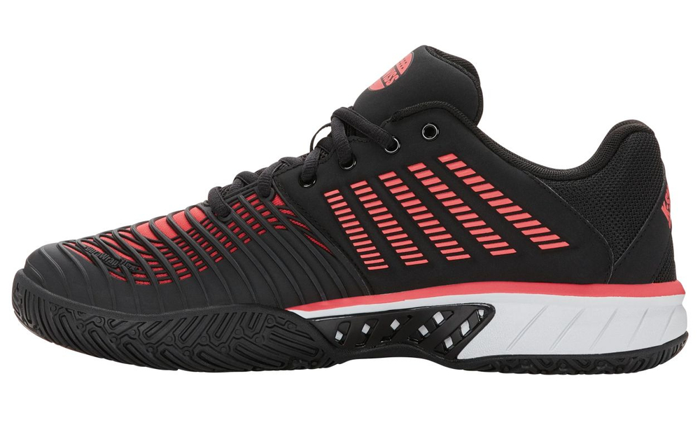 Мужские кроссовки для Падел K-Swiss Express Light 3 Padel - black/micro chip/neon lava