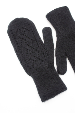Варежки В036-07 черные