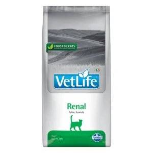 Ветеринарный сухой корм для кошек, FARMINA Vet Life RENAL, при заболеваниях почек