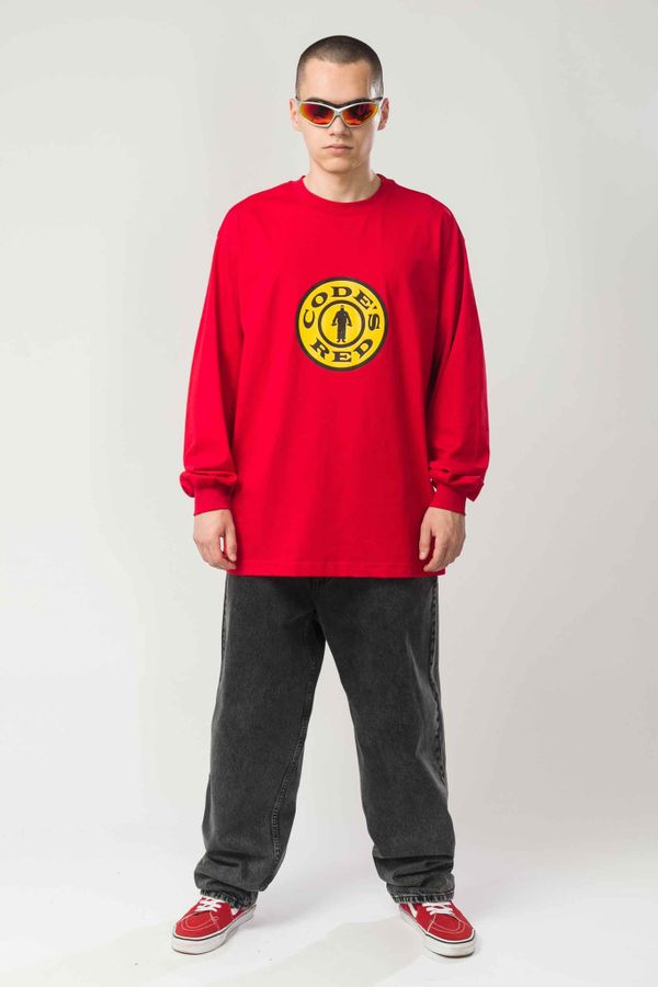 Лонгслив Oversleeve Gym Code красный - фото 3