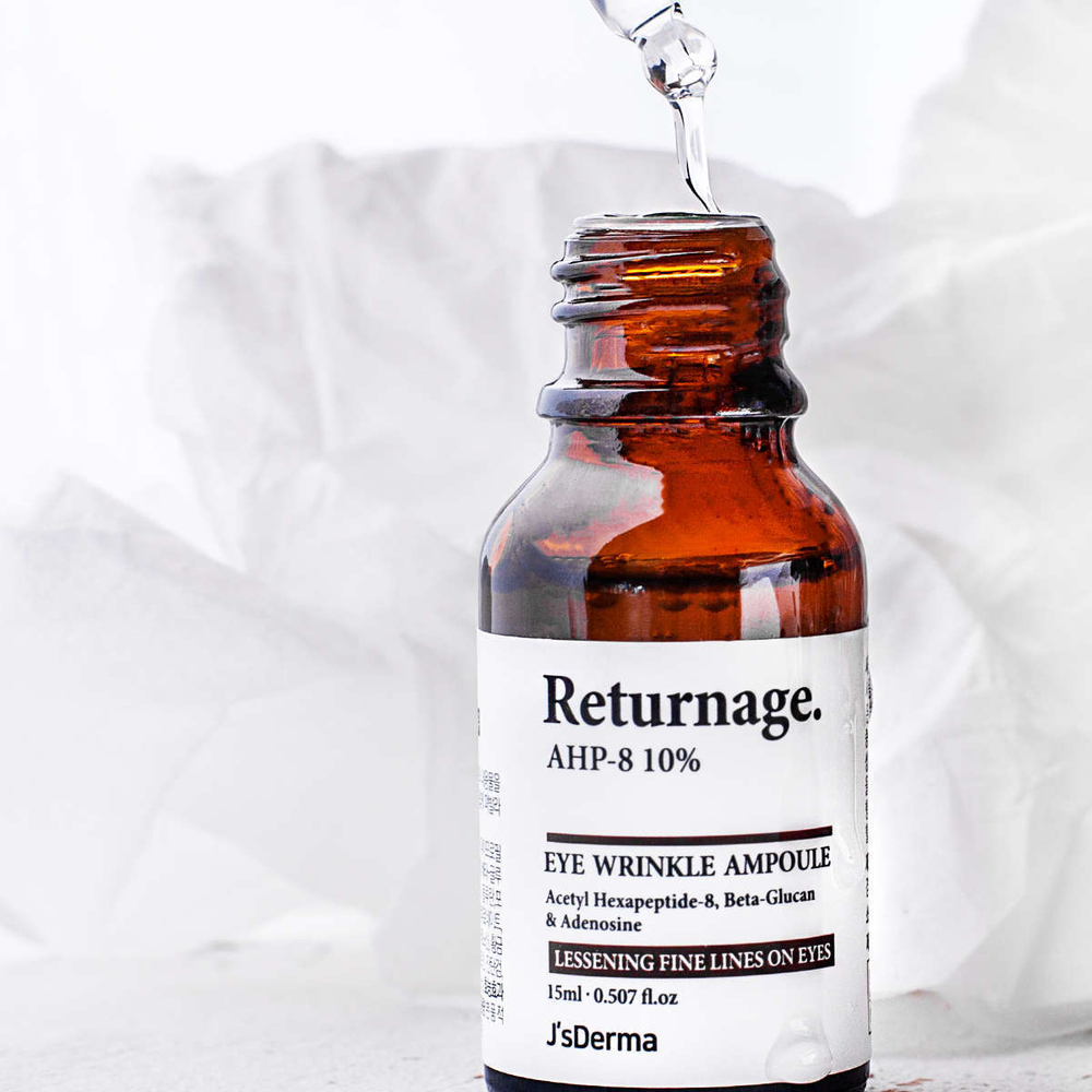 Пептидная омолаживающая сыворотка для век JsDerma Returnage AHP-8 10% Eye Wrinkle Ampoule 15 мл.