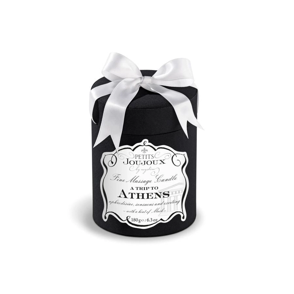массажная свеча Petits joujoux Athens мускус и пачули, 190 гр