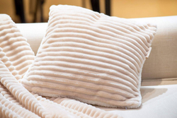 Плед 160x220 Sofi De MarkO Полоса бежевый