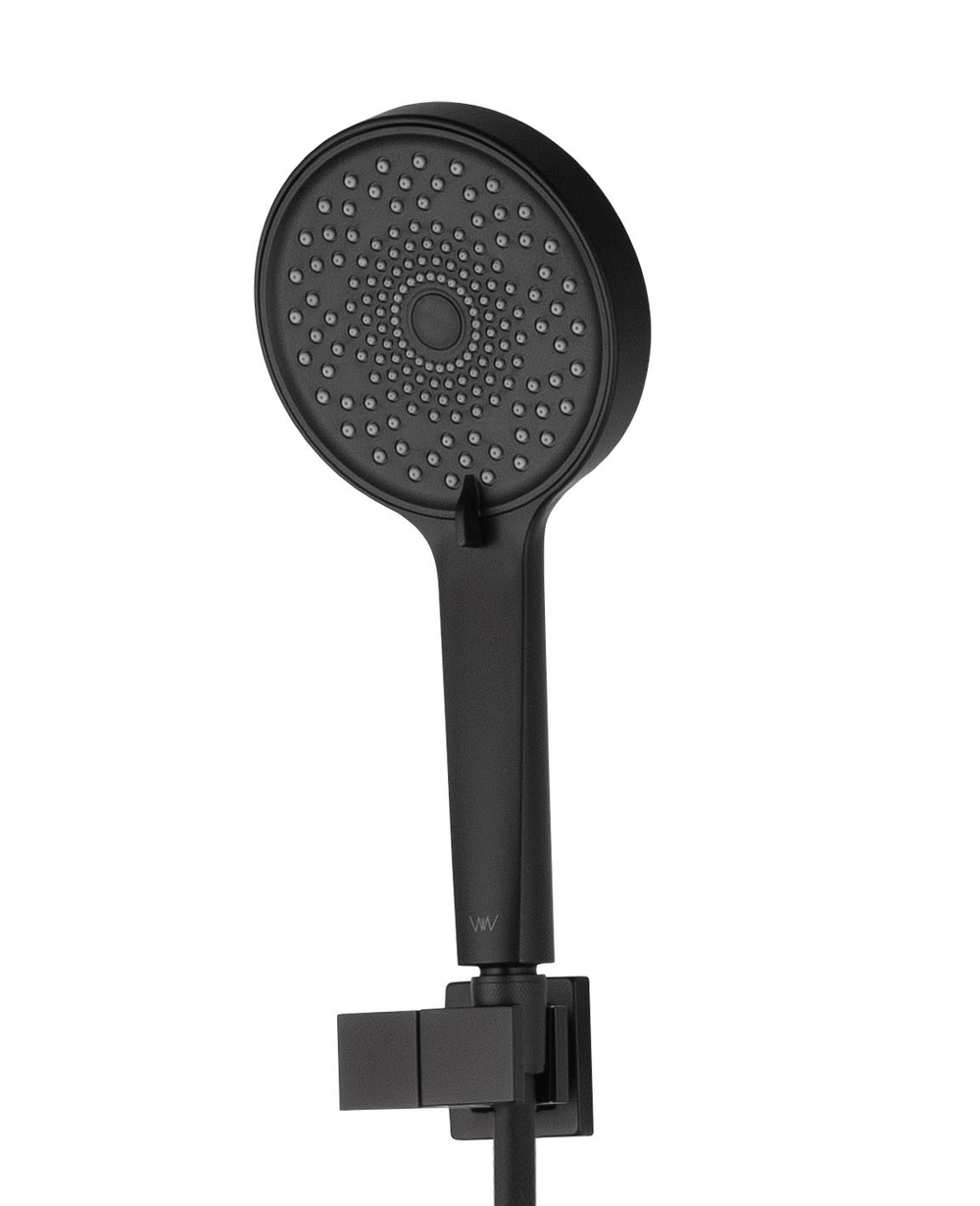 Смеситель для ванны с душем WONZON & WOGHAND FRAME, Черный матовый (WW-88639010-MB)