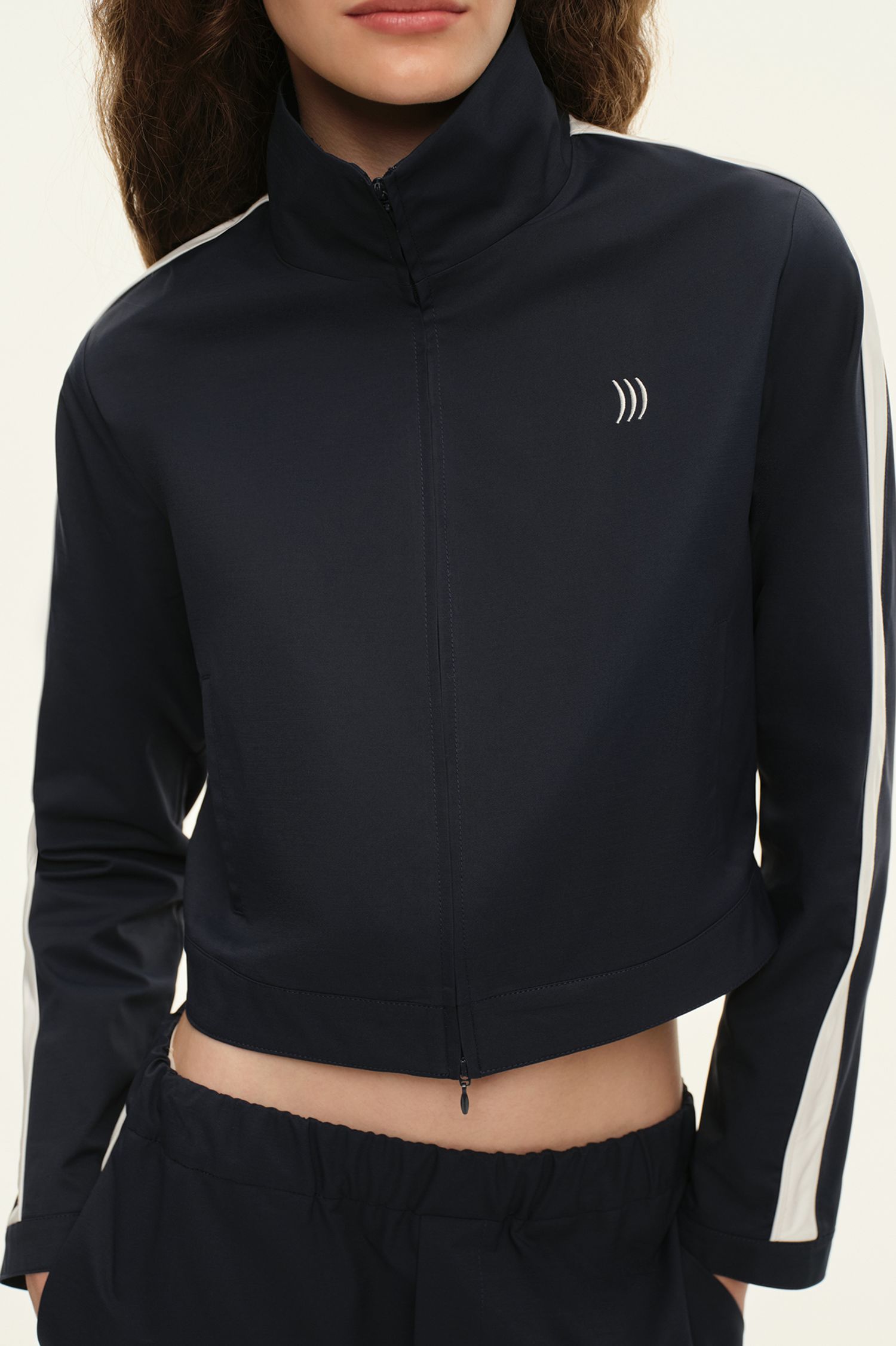 Куртка-бомбер (((Sporty&Chic))), темно-синяя