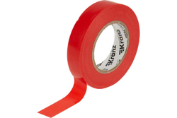 Изолента ПВХ KRANZ 0,13х15 мм, 25 м, красная KR-09-2104