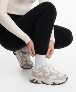 OYSHO Теплые бесшовные легинсы длиной до щиколотки 70 см, черный