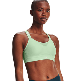 Теннисный бюстгальтер Under Armour Women's UA Infinity High Sports Bra - Green