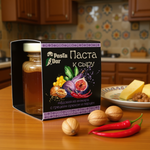 Паста к сыру медовая из инжира с грецким орехом и перцем