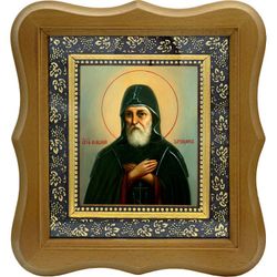 Мардарий Печерский, преподобный затворник. Икона на холсте.