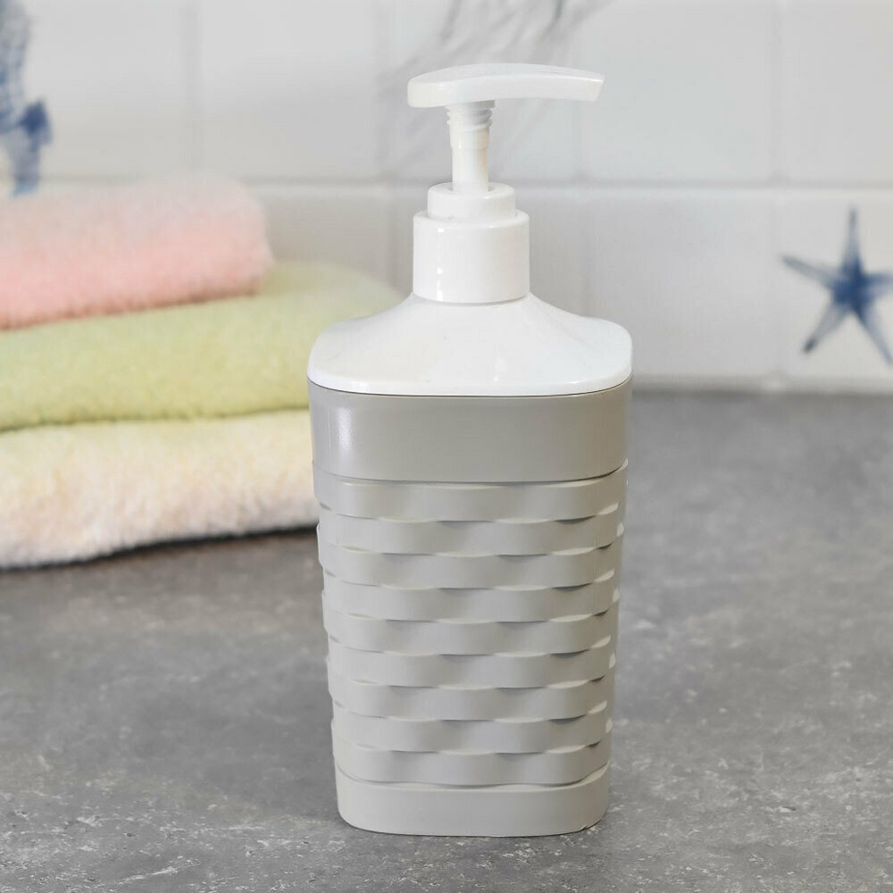 Диспенсер для жидкого мыла "Reef", серо-зеленый