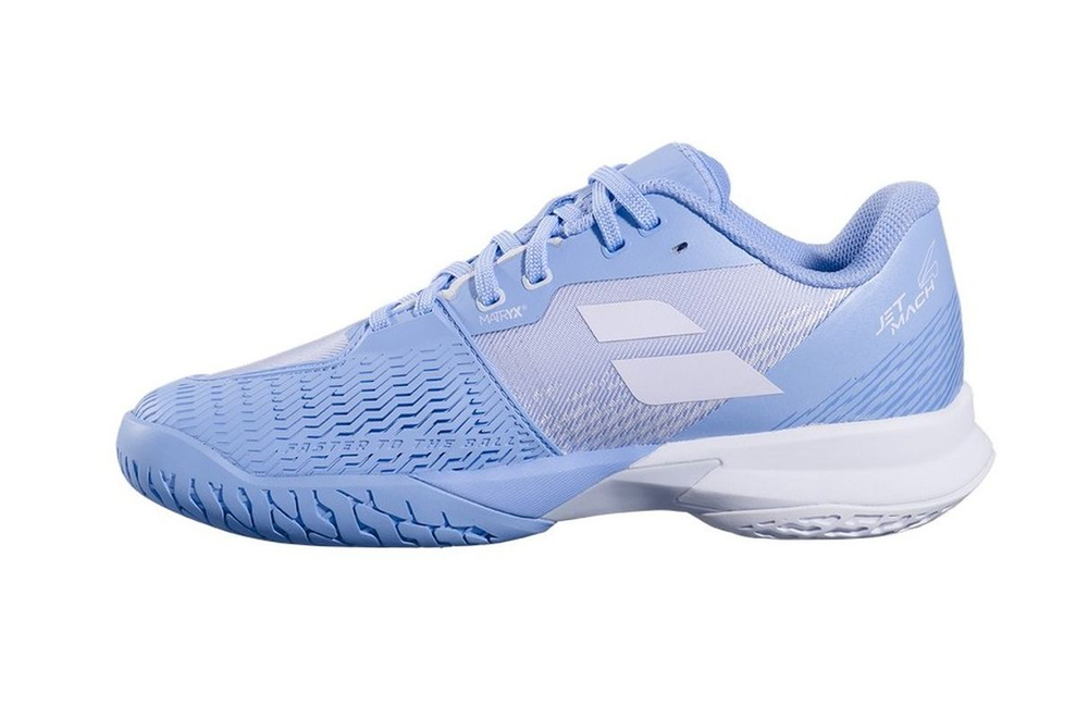 Женские теннисные кроссовки Babolat Jet Mach 4 All Court - lavender/white