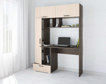 Стол письменный  КВАРТЕТ-11 венге / дуб молочный