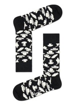 Носки унисекс Hats Sock с цветными шляпками (Размер: 29) (Цвет: черный)