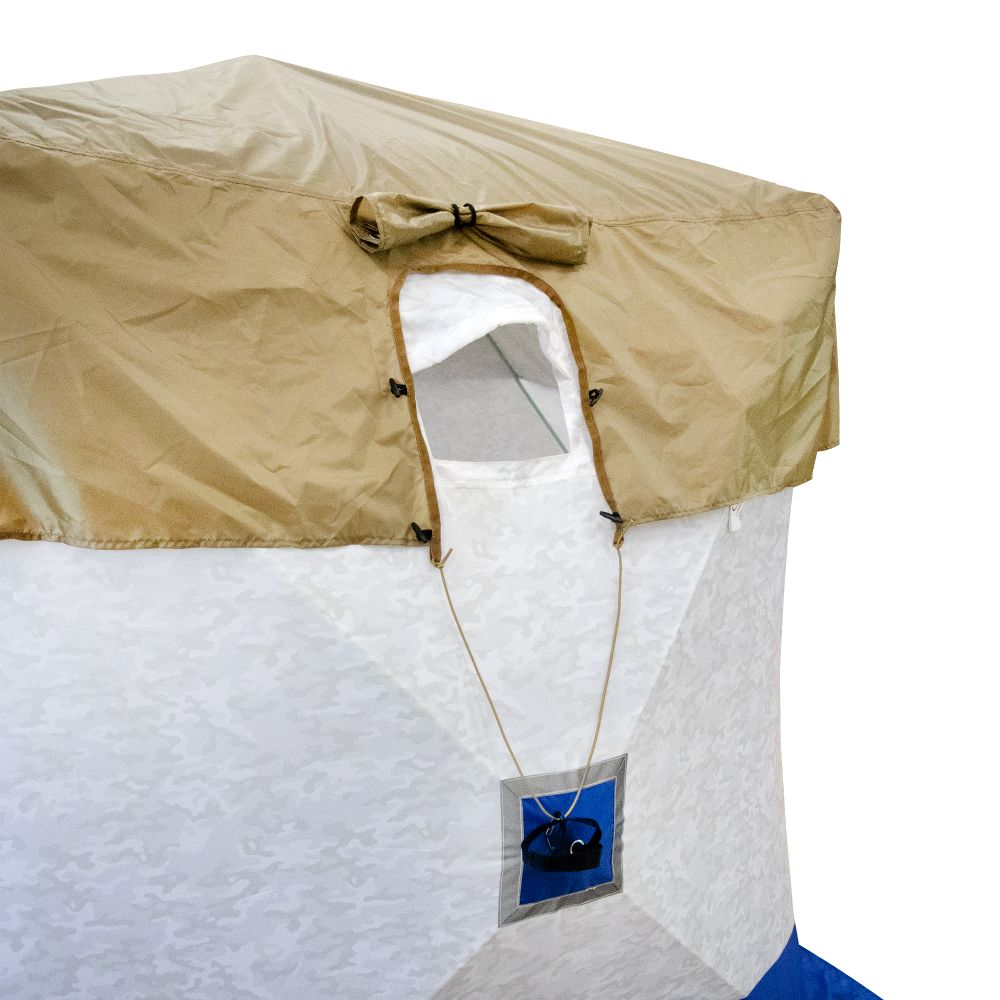 Накидка для зимней палатки СЛЕДОПЫТ 1,5х1,5 м, цв. олива