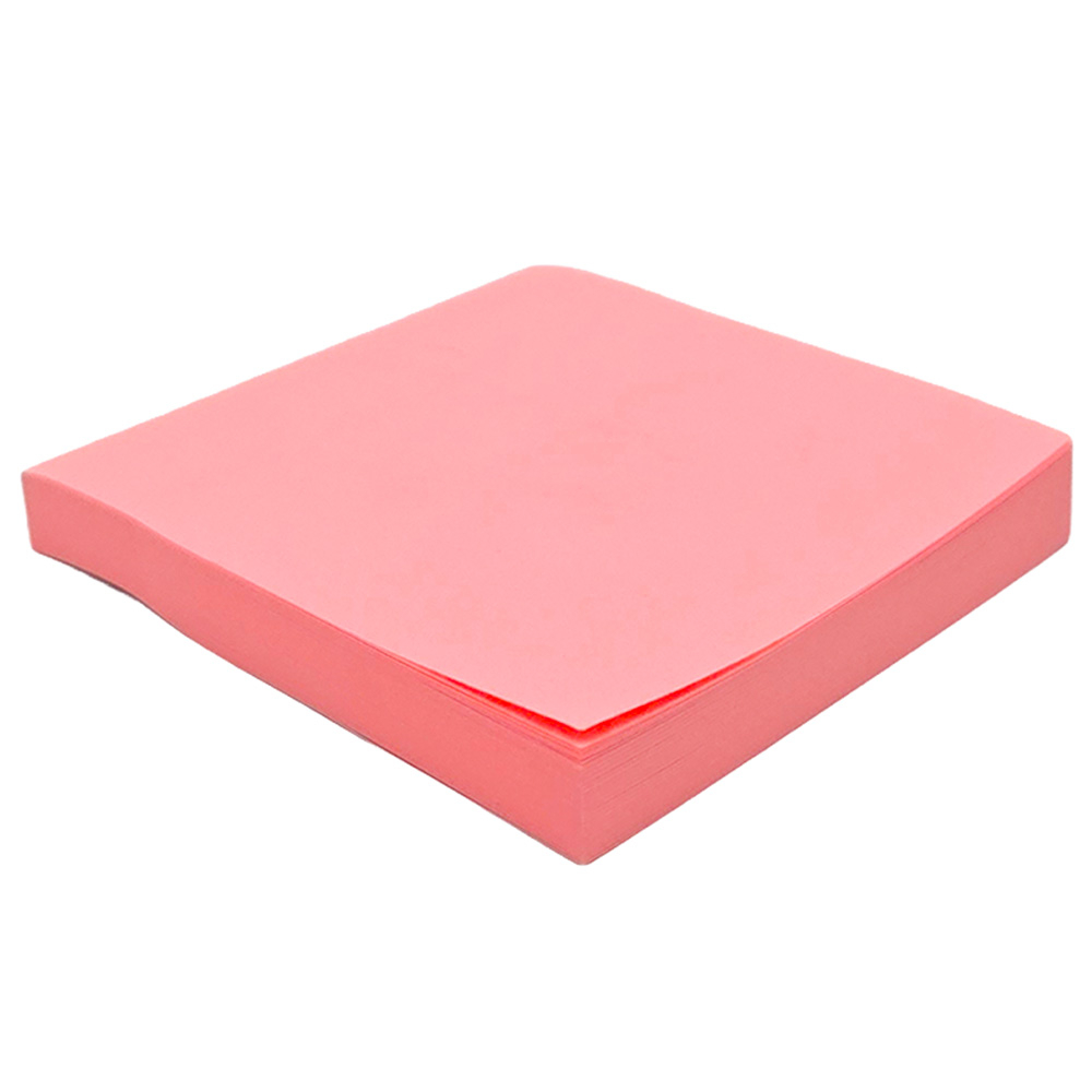 Клейкие листики KUVERT "Sticky" 76 х 76 мм, неон-розовый, 100 листов