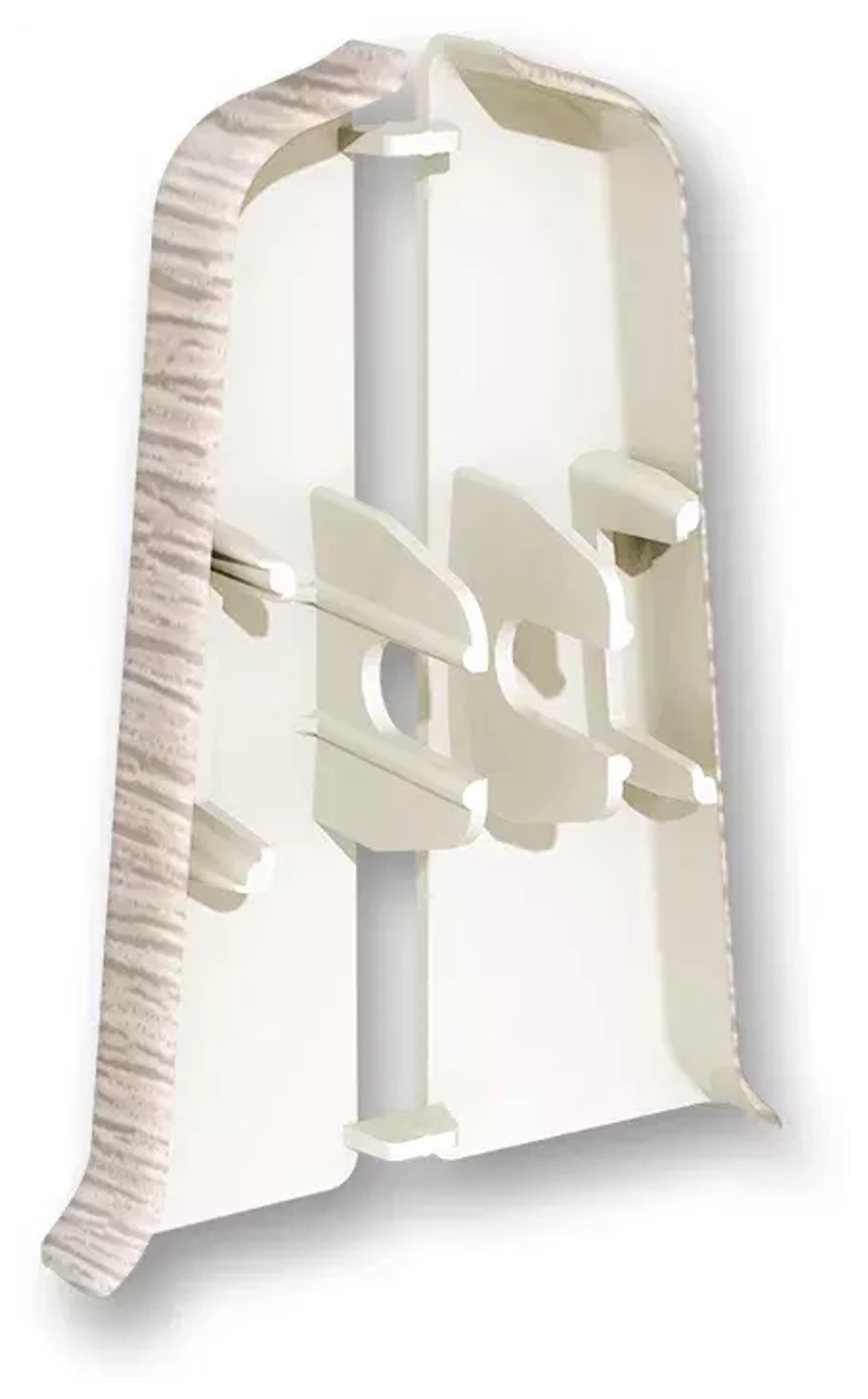 Торцевые (пара) для плинтуса 85мм "Деконика", 274 Сосна северная