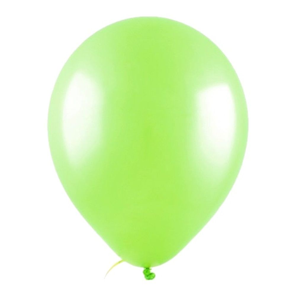 Воздушные шары Веселуха, пастель лайм, 100 шт. размер 12&quot; #8122324