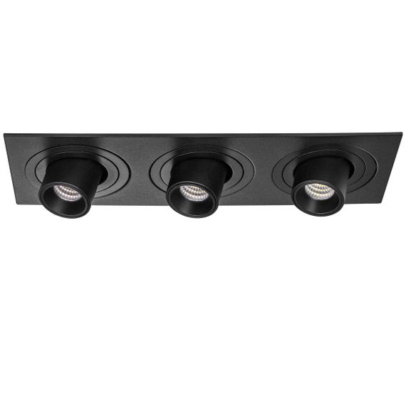 Комплект из светильника и рамки Lightstar Intero Tubo (217537+217172+217172+217172) i537172