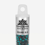 Японский бисер TOHO Round 8/0 (№27BD), с внутренним серебрением, прозрачный