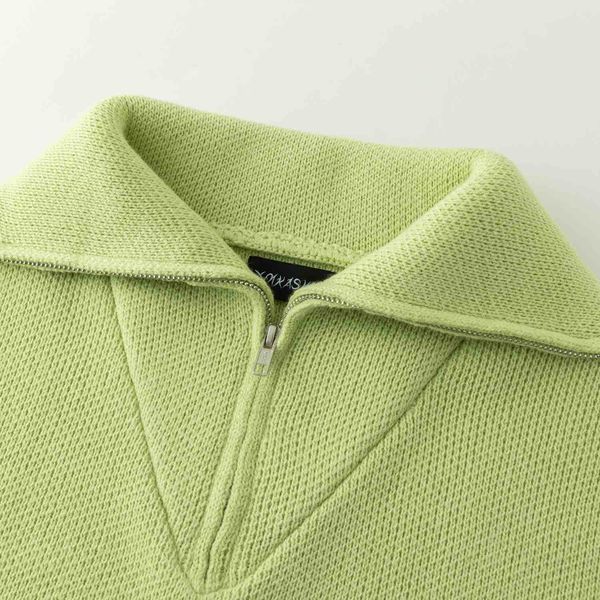 Свитер Delta Star Zip фисташковый - фото 3