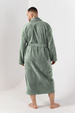 Халат мужской Комфорт-4 Виотекс СЕРО-ЗЕЛЁНЫЙ