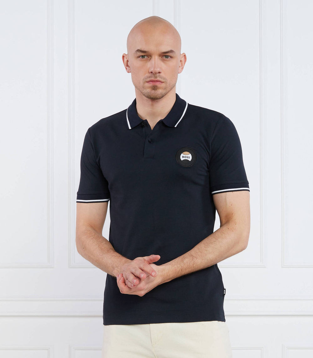 Поло Phillipson 110 BOSS BLACK - черный(50486202)