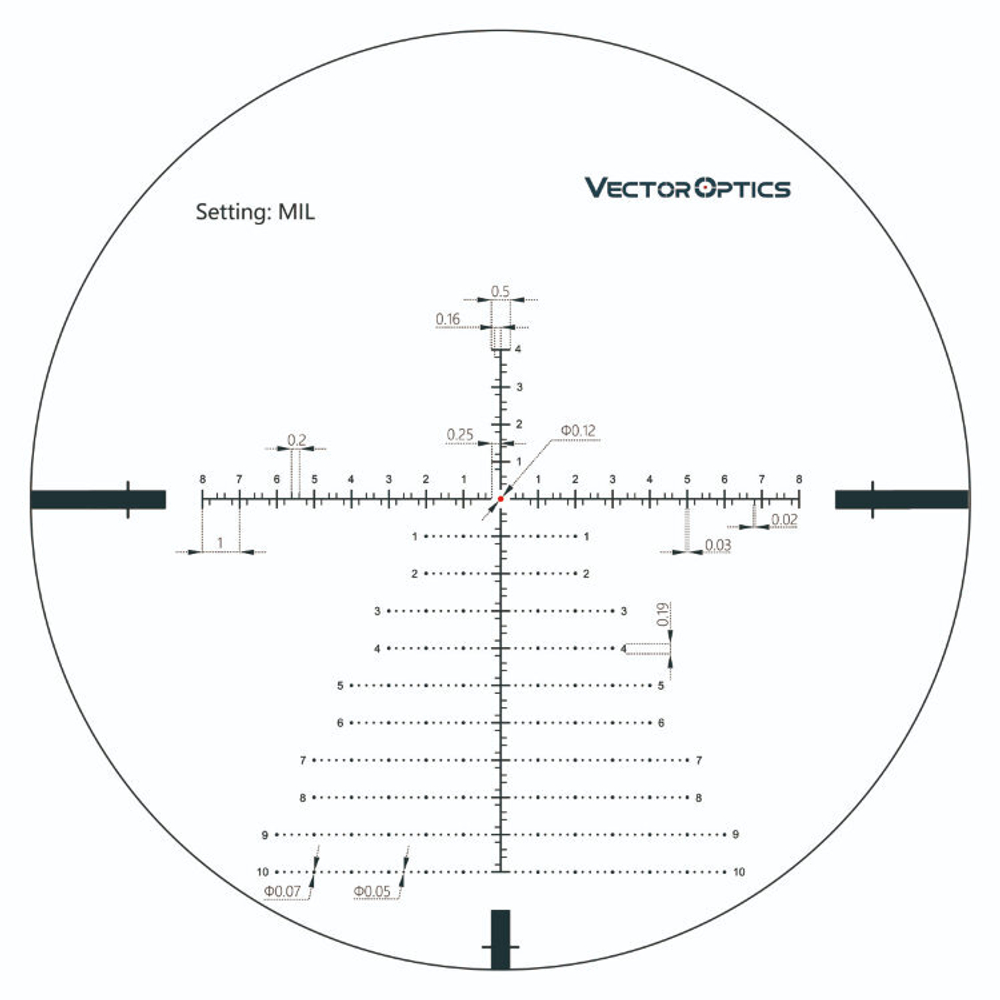 Прицел Vector Optics Continental 5-30x56, 34 мм, Tactical FFP