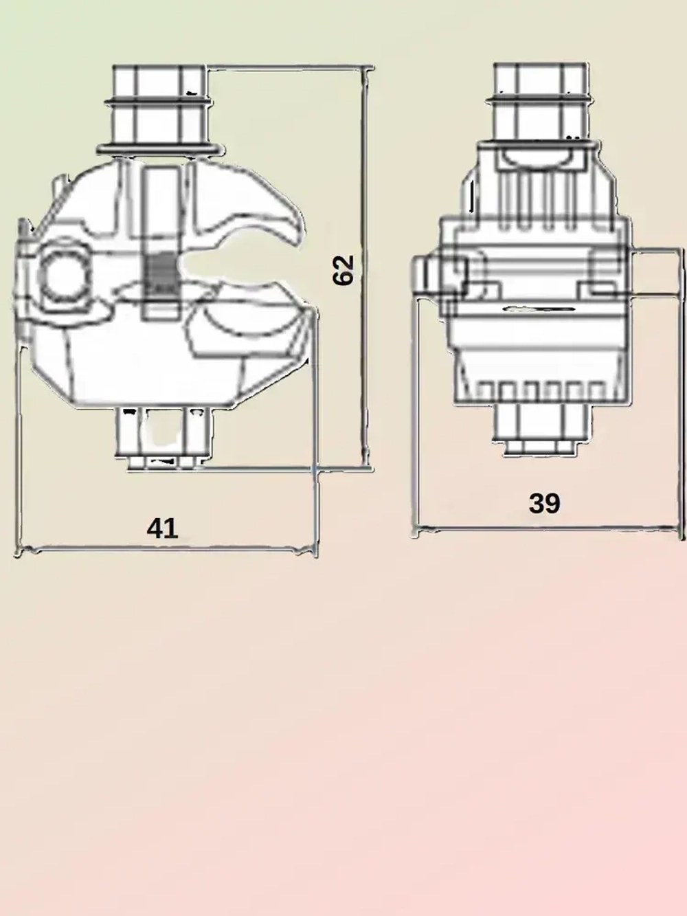 ( 2 шт) Зажим прокалывающий для СИП (16-95/1,5-16)