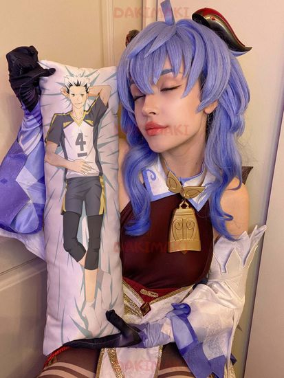 Мини дакимакура Котаро Бокуто из Волейбол арт. M0595, 60х20 см