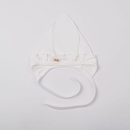 Чепчик с рюшей "Молоко" 0+